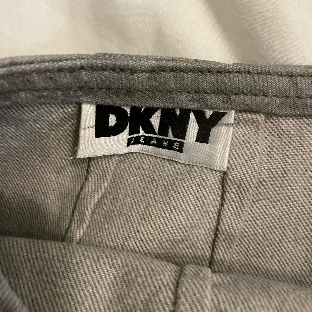 DKNY 2 Gray Denim Mini Shirt